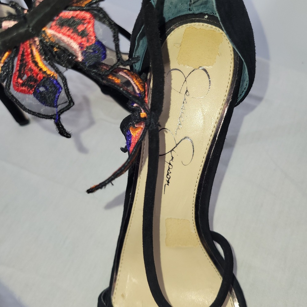 Jessica Simpson Jonna Stiletto Heels w/3D Butterflies - Picture 8 of 9